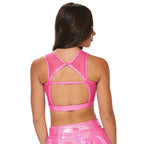 Dragon Wing- Ignite backless top (pink)