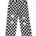 “Jake” Checkered Denim