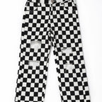 “Jake” Checkered Denim