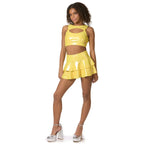 Dragon Wing - Foin Cutout Top (yellow)